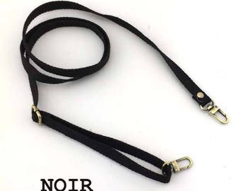 1 x strap cotton banduliere 1.2 cm black D36
