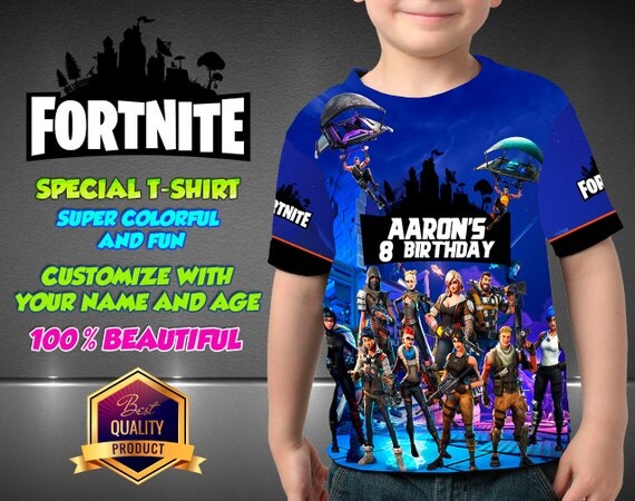 Download Fortnite Birthday Shirt, Fortnite Custom Shirt ...