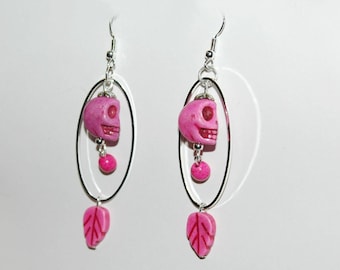 Earrings - pink Indian Spirit