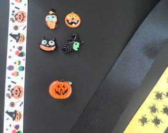 Halloween Pumpkin, spiders, tulle making Kit.