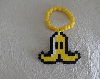 Banana peel kandi single Mario Kart inspired!