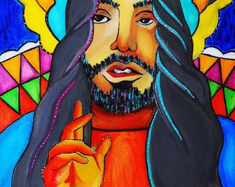 Jesus print | Etsy