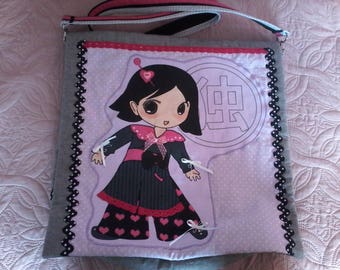 Shape "girl" Messenger shoulder bag