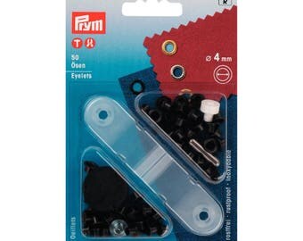 Eyelet 4 mm 50 + tool burnished PRYM