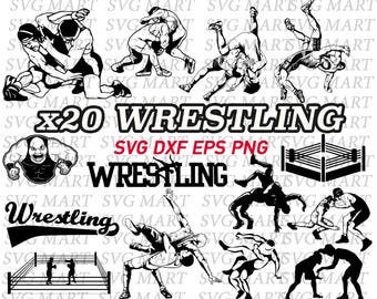 Wrestling svg | Etsy