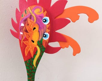 Chinese Dragon story spoon