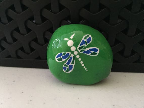 Dragonfly Painted Rock Hand Painted Dragonfly Teacher Gift   Il 570xN.1336795071 F4ta 