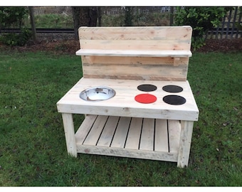 My MUD Kitchen Outdoor Wooden Play Kitchen