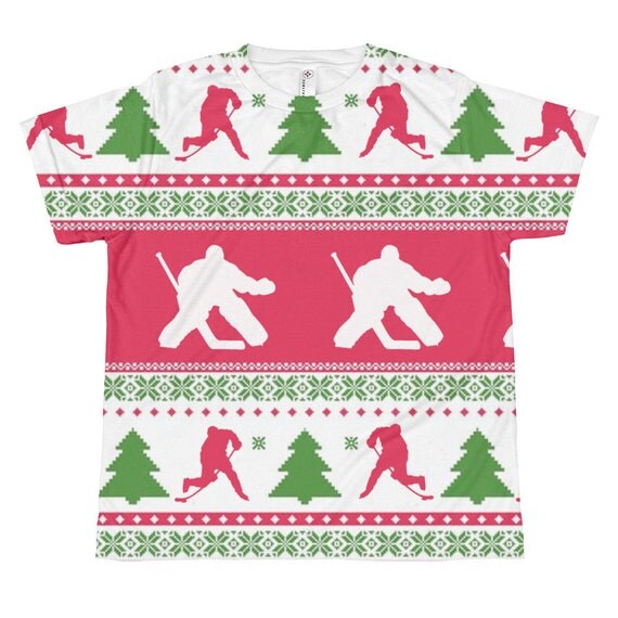 Hockey Ugly Christmas Sweater T-shirt