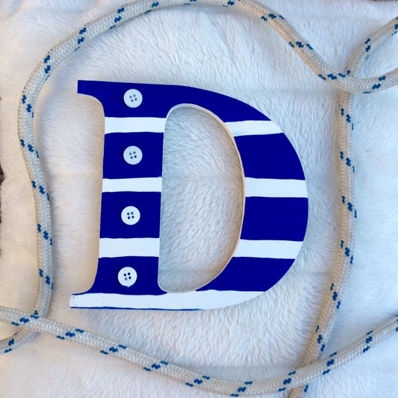 wooden nautical letters