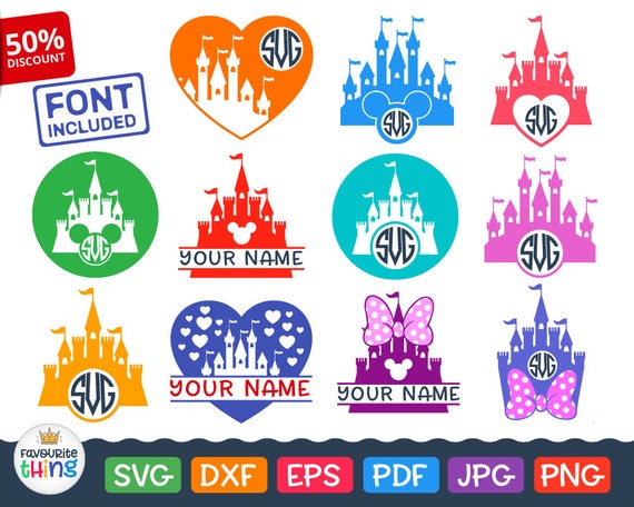 Free Free Disney Castle Monogram Svg Free 306 SVG PNG EPS DXF File