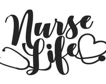 Download Nurse life svg | Etsy