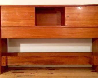 Mid Century Danish Modern Full Queen Headboard