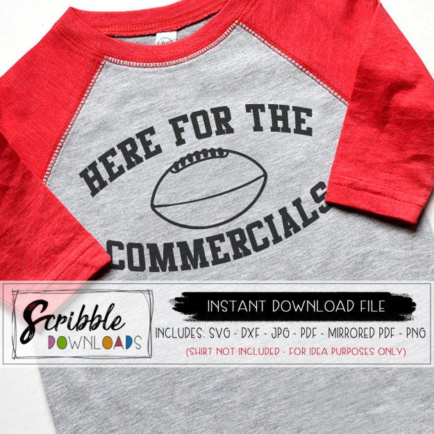 Super Bowl SVG - nfl svg dxf - Football shirt funny 