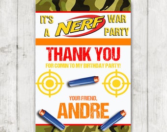 Nerf war party | Etsy