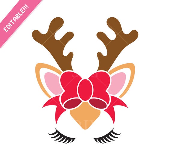 Download reindeer svg reindeer face svg reindeer clip art reindeer svg