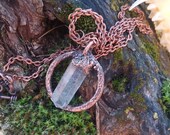 Handmade copper / raw gem / witch ring / post apocalyptic / crust punk / witchy / witchcraft / punk gift / occult / goth / ring / jewelry 