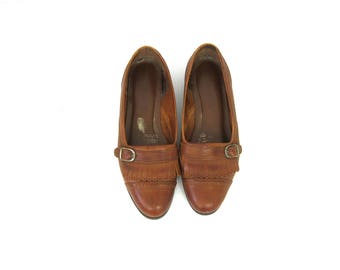 brown leather deck shoes womens