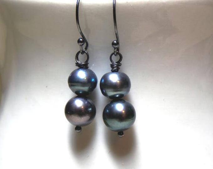 Pearl Earrings Freshwater Pearl Earrings Sterling Silver Dainty Small Pearls Wedding Minimalist Pearl Jewelry Simple Drop Earrings