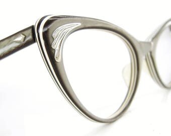 Vintage 50s Cat Eye Eyeglasses Sunglasses AO Frame