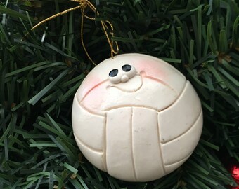 Personalized Volleyball Ornament, Volleyball
