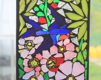 Swift/Swallow Stained Glass SunCatcher or wall Decoration
