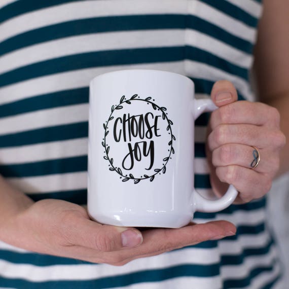 CHOOSE JOY Coffee Mug Cute Coffee Mug Coffee Cup Joy Mug