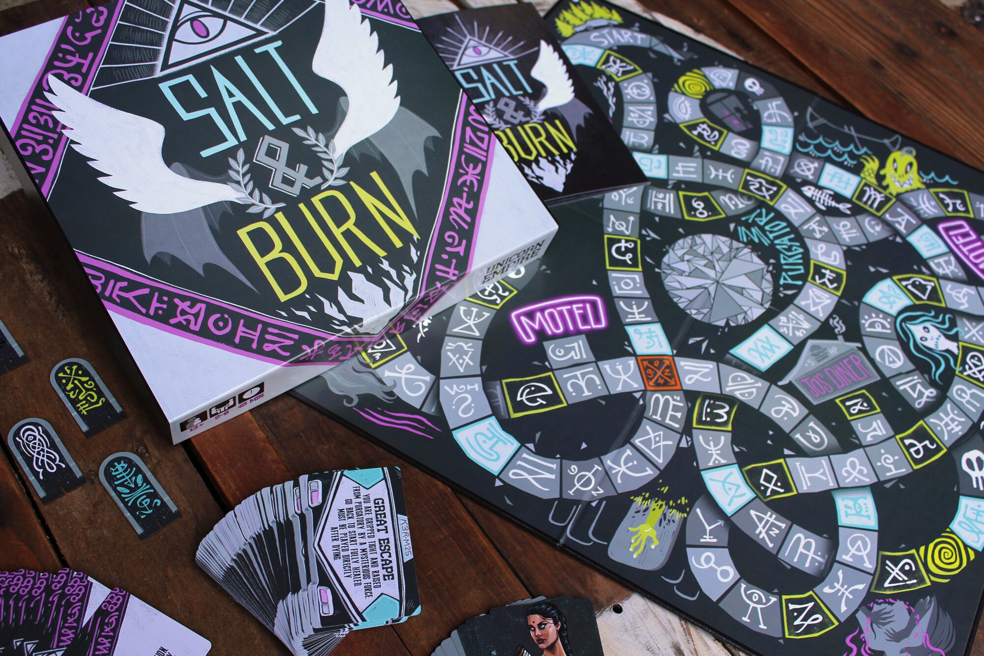 Salt and Burn the Board Game An original board game A