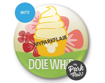 3" Pineapple Dole Whip SCENTED Disney Button