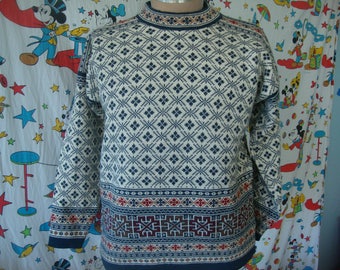 Vintage Dale of Norway Cardigan Sweater Size 42