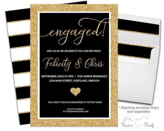 Shower The Couple Invites - Couples Bridal Shower Invitations - Coed Bridal Shower Invites - Coed Engagement - Coed Shower - Wedding Shower Il_570xn