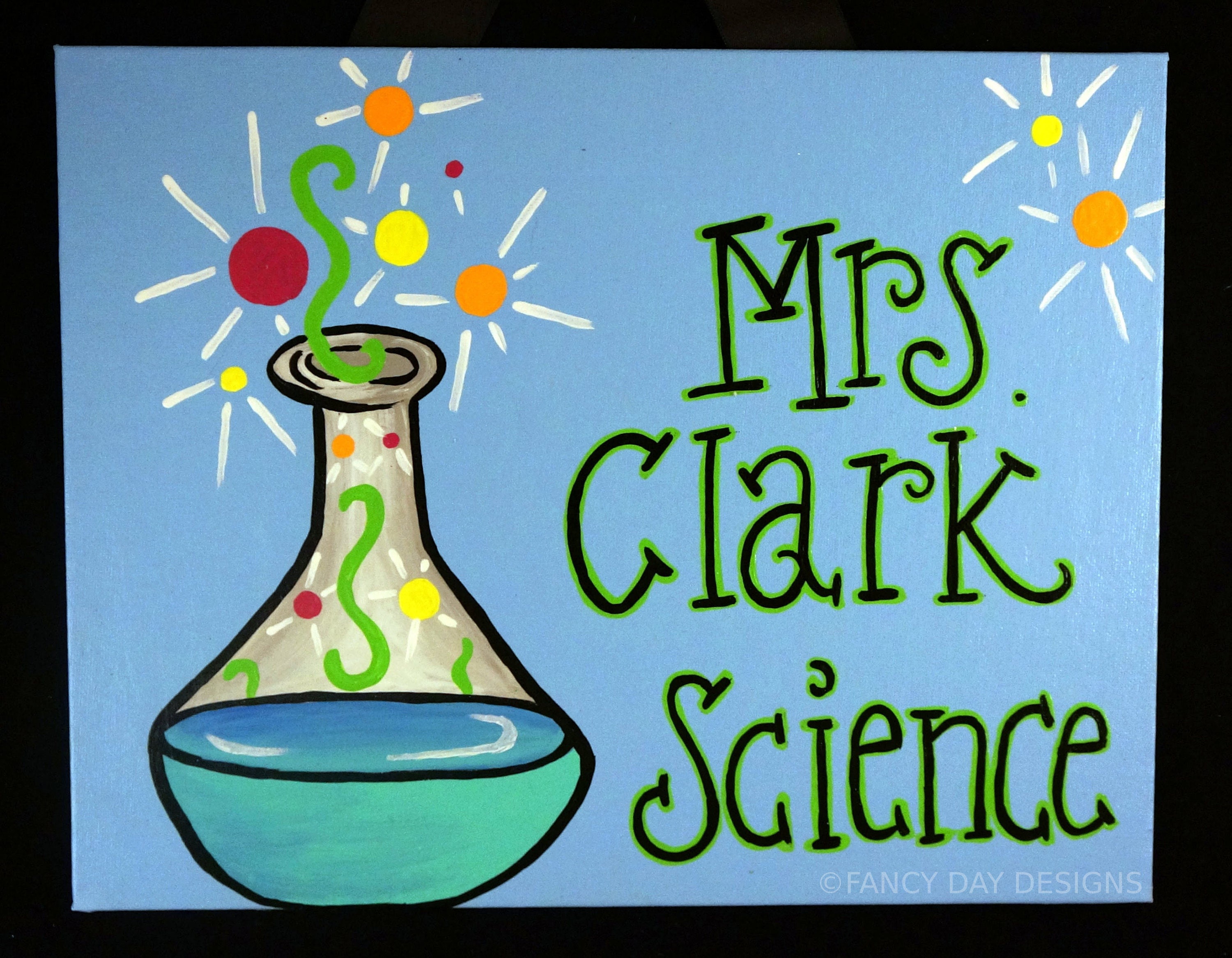 Science Teacher Door Sign Science Beaker Science