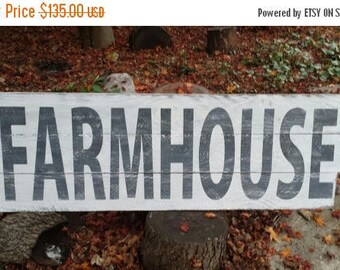 LARGE Farmhouse Sign / French Country Decor / Barnwood / Reclaimed wood / Country Farm Wall Decor / Country Kitchen Decor / Porch