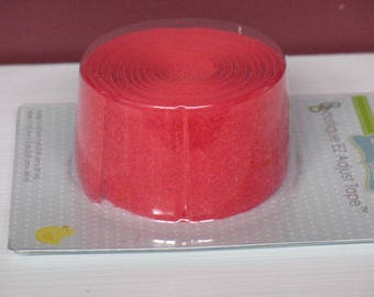 Babyville Boutique EZ Adjustable Tape Red