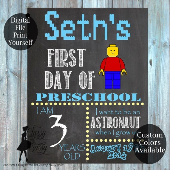 First Day Of School Sign 179
