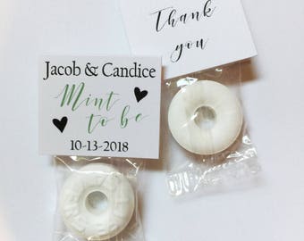 40 Mint to be wedding favors - guest party favors