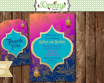 Arabian Style Invitations 8