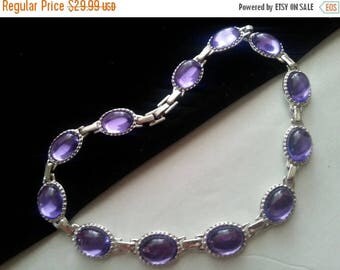 Now On Sale Vintage Purple Lucite Necklace