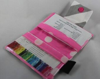 Business Card Wallet, Card Wallet, Business Card Holder, Wallet Card Case, Fabric Card Case, Fabric Wallet, Card Case