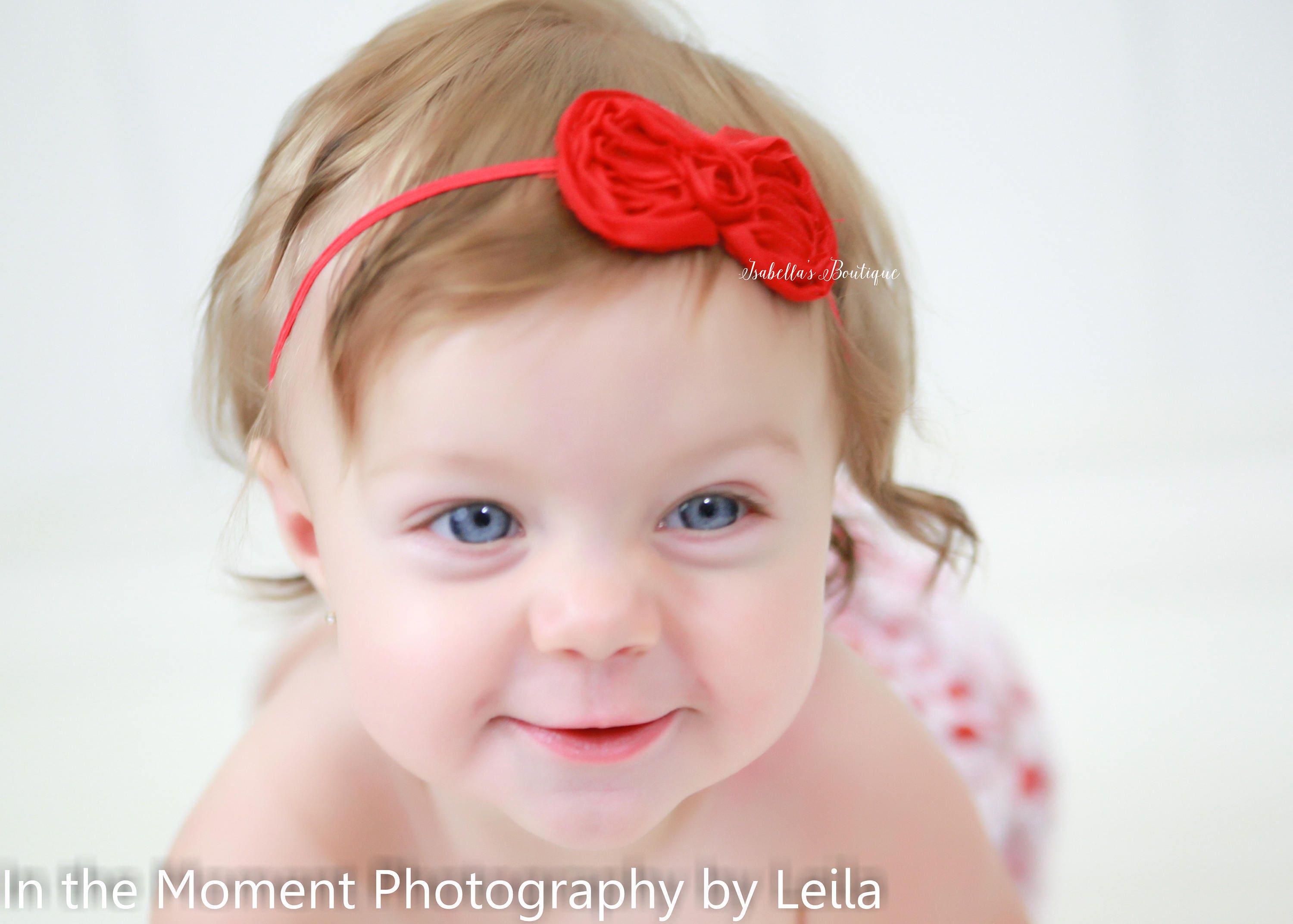Red Baby Mini Bow Buy One Get One Free Hair Bow Newborn