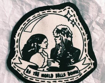 Labyrinth, David Bowie -Iron on patch.