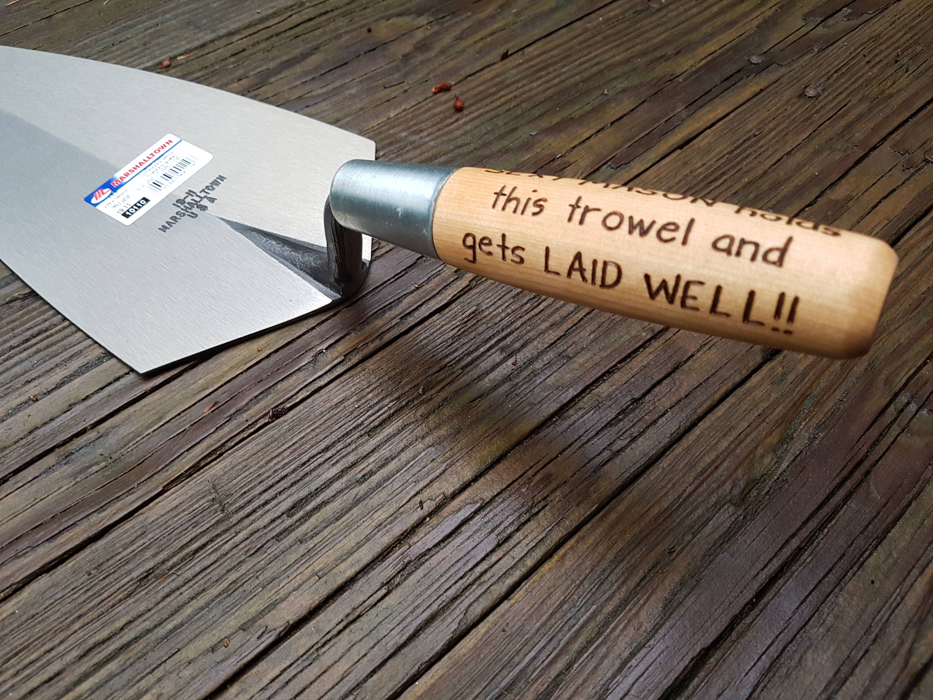 Personalized Masonry Trowel Engraved Mason Gift Fathers