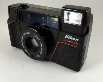 Nikon One Touch 35mm camera, film tested, working