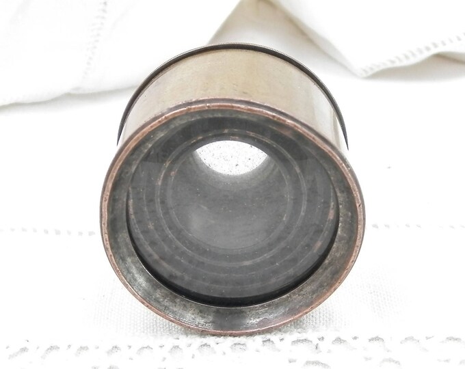 Rare Working Antique Brass Pocket Opera Telescope, Folding Monocle Opera Glasses, French Telescopic Long Vue, Curios, Collection, Decor