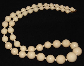 Bead necklace vintage jewelry | Etsy