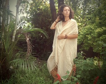 Top Hemp cotton shawl