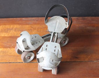 Vintage Super Skates Brand Roller Skates, Adjustable Metal Roller Skates, Vintage Toy,