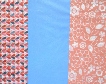3 sheets of decorative paper type decopatch 40x60cm