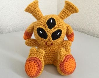 Alien baby pattern - crochet alien pattern - crochet pattern amigurumi - crochet space pattern - crochet toy pattern Instant Download