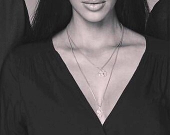 Kim Kardashian medium Double Necklaces ****Bestseller****